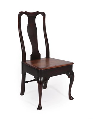 Lot 459 - A Late 17th Century Walnut Dining Chair, the solid splat above a boarded seat and plain seat...