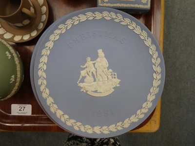 Lot 27 - A group of Wedgewood Jasper ware