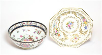 Lot 35 - A Sampson of Paris, porcelain bowl and another French porcelain bowl (2)