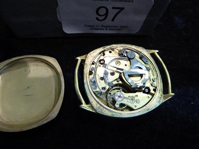Lot 97 - Chronograph wristwatch, two others and a pocket watch