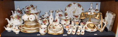 Lot 113 - A quantity of Old Country Roses tea wares, ornaments, telephone, etc