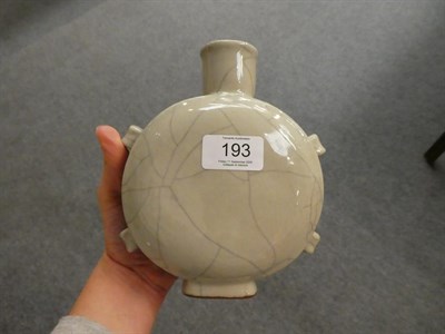 Lot 193 - A Chinese pilgrim flask