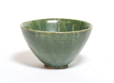 Lot 206 - A Chinese green glazed tea bowl