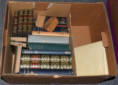 Lot 249 - A box of books, 19th century and later including two from the Balmoral lending library on the...