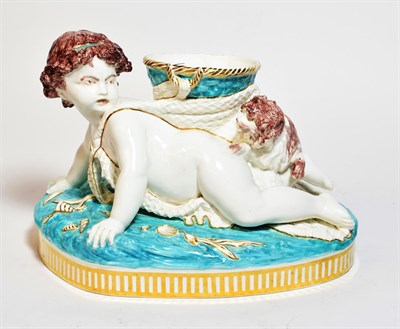 Lot 275 - A Copeland figural centrepiece