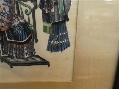 Lot 1052 - A group Chinese genre scenes (4)