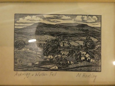Lot 1088 - Marie Hartley MBE (1905-2006) ''Fossdale'' signed and inscribed woodblock print, together with...