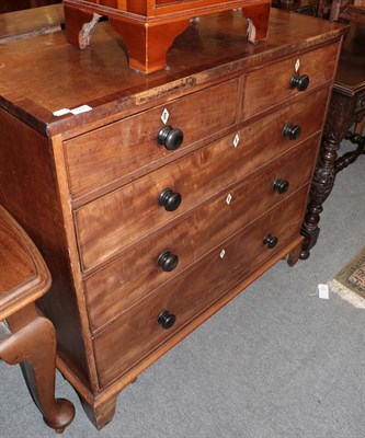 Lot 1235 - A late Georgian four height chest of drawers