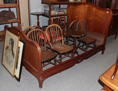 Lot 1243 - An early 20th century French mahogany bedstead