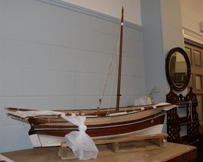 Lot 1257 - A scale model of a South East Asian sail boat