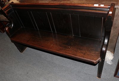 Lot 1275 - An oak pew from Bradford Cathedral No. 39