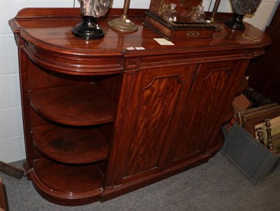 Lot 1280 - A Victorian mahogany credenza, stamped Howard & Sons, Berners Street, 3rd quarter 19th century, the