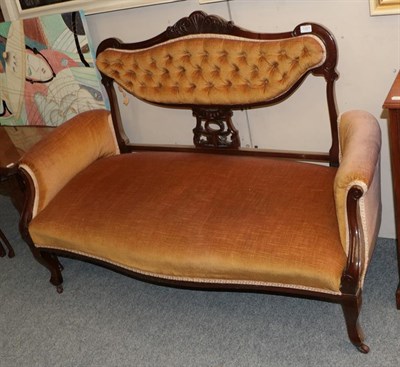 Lot 1321 - A late Victorian two seater sofa