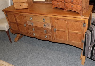 Lot 1332 - Two reproduction oak sideboards