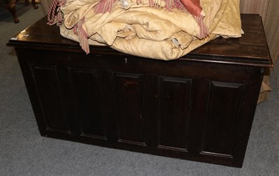 Lot 1359 - A 17th/18th century oak coffer