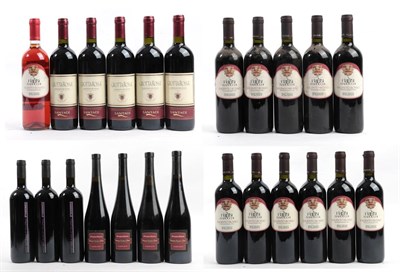 Lot 2097 - Grotta Rossa 2005 Santadi (five bottles), Fregi Barocchi, Salento Rosso, Palama (eleven...