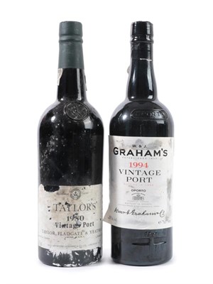 Lot 2103 - Taylor's 1980 Vintage Port (one bottle), Graham's 1994 Vintage Port (one bottle) (2)
