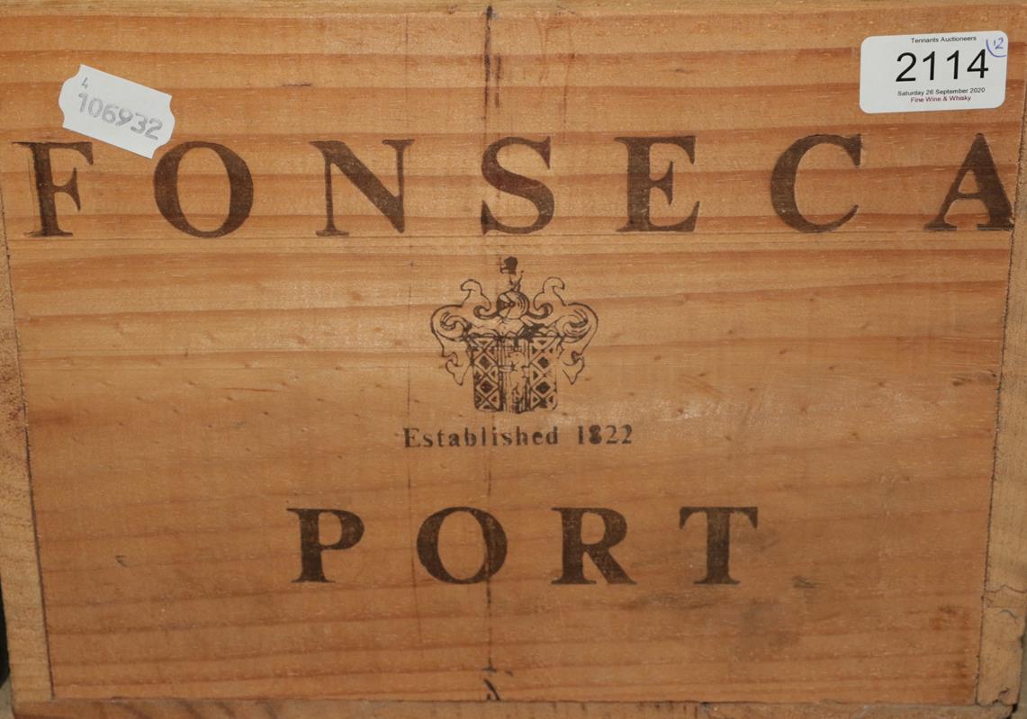 Lot 2114 - Fonseca Finest 1977 Vintage Port, (twelve bottles)