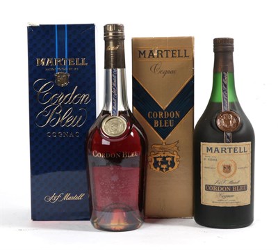 Lot 2128 - Martell Cordon Bleu Cognac (two bottles)