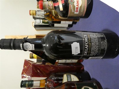 Lot 2138 - Hennessy Pure White Cognac, 40% vol 70cl (one bottle), Walker's 8 year Old De Luxe Bourbon,...