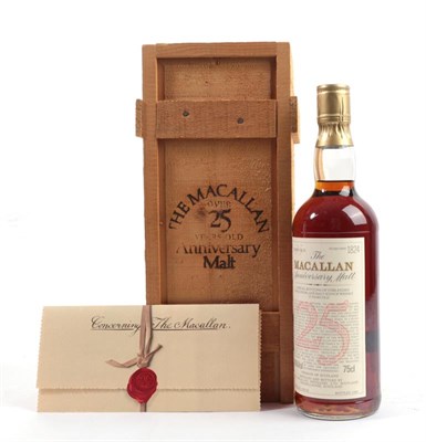 Lot 2141 - Macallan 25 Year Old Anniversary Malt, A Special Bottling Of Unblended Single Highland Malt...