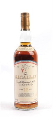 Lot 2146 - The Macallan Single Highland Malt Scotch Whisky 12 Years Old Whisky Officiel du Bicentenaire de...