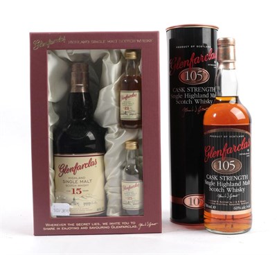 Lot 2152 - Glenfarclas 15 Year Old Highland Single Malt Whisky, 46% vol 700ml, presentation box also...