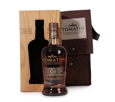 Lot 2153 - Tomatin 36 Year Old Highland Single Malt Scotch Whisky, batch 3, bottled 2016, bottle number 14...