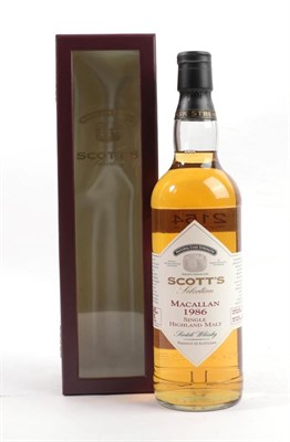 Lot 2154 - Macallan 1986 Single Highland Malt Scotch Whisky, Scott's Selection, by independent bottlers Robert