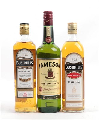 Lot 2169 - Bushmills Original Irish Whiskey, 40% vol 700ml (one bottle), Bushmills Triple Distilled Irish...