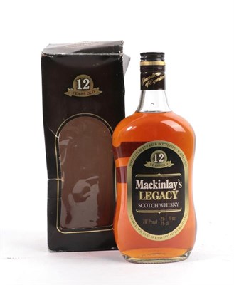 Lot 2175 - Mackinlay's Legacy Scotch Whisky, 1970s bottling, 70° proof, 262/3 fl. ozs. (one bottle)