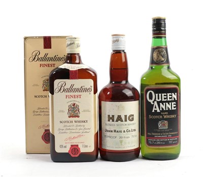 Lot 2176 - Queen Anne Rare Scotch Whisky, 1970s bottling, 70° proof, 262/3 fl. ozs. (one bottle), Haig...