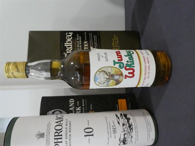Lot 2183 - Ardbeg 10 years Old Single Islay Malt Scotch Whisky, 46% vol 70cl (one bottle), Jura Whisky,...