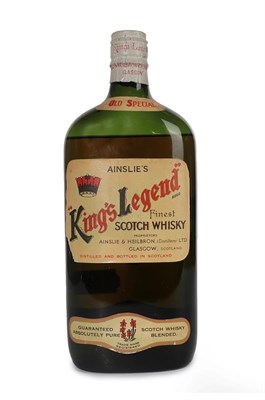 Lot 2184 - Ainslie's 'Kings Legend' Finest Scotch Whisky, 1950s bottling (one bottle)