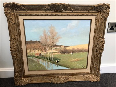 Lot 1066 - Marcel Dyf (1899-1985) French ''Les Peupliers'' Signed, oil on canvas, 44.5cm by 53cm...