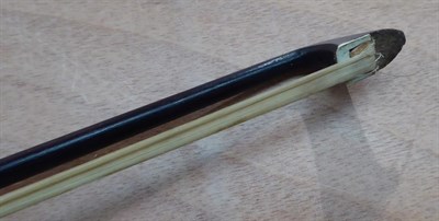 Lot 3004 - Violin 14 1/8'' one piece back, ebony fingerboard, decoratively shaped ebony tailpiece,...