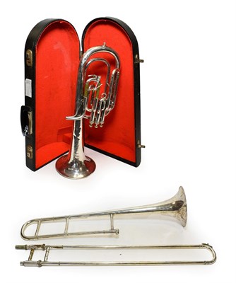 Lot 3017 - Two Tenor Horns (i) Besson & Co. Prototype Class A no.125041 (ii) Besson & Co Prototype Class A...