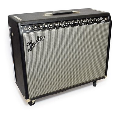 Lot 3021 - Fender Twin Amp two inputs, gain, treble, bass and mid controls, balanced line output as well...