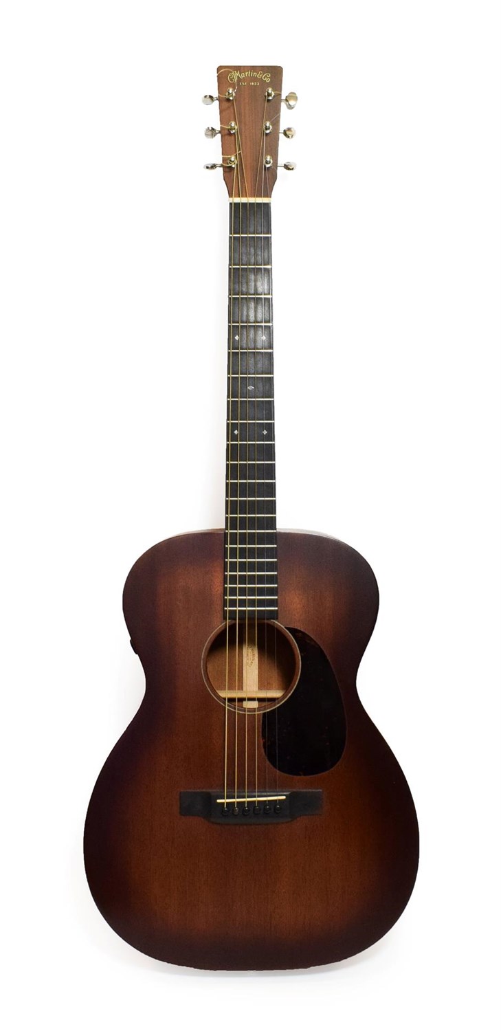 Lot 3028 - Martin OO 15E Retro Electro-Acoustic Guitar (2014) no.1949291, ebony fingerboard and bridge,...