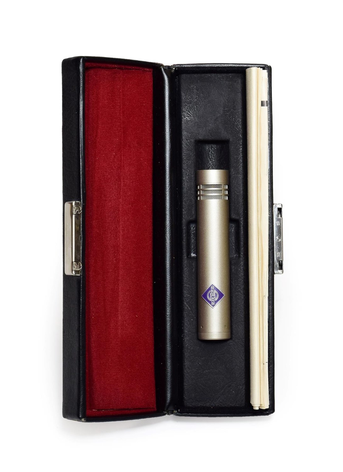 Lot 3029 - Neumann KM84i Omni-Directional Compact Condenser Microphone in original case with various...