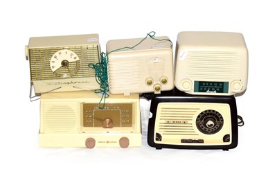 Lot 3077 - An Aircastle 172 (Rarer Ivory Version) Two Band Wireless Receiver, finished in cream with green...