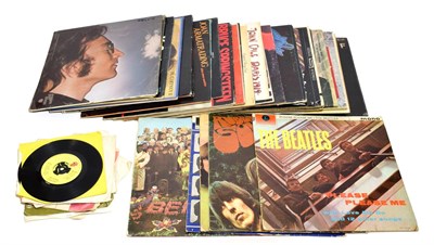 Lot 3129 - Beatles Vinyl LPs Sgt Pepper mono, A Hard Days Night, For Sale, Rubber Soul, Please Please Me, With