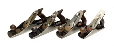 Lot 3182 - Stanley Woodworking Planes nos 4, 4 1/2, 5 and 5 1/2 (4)