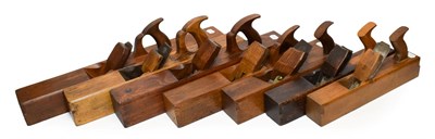 Lot 3191 - Wooden Planes (i) 25 3/4'' with Groves & Son steel 2 5/8'' wide; stamped 'H Farrow' and...