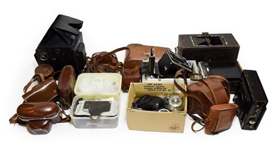 Lot 3200 - Kodak And Other Cameras with assorted spares (qty)