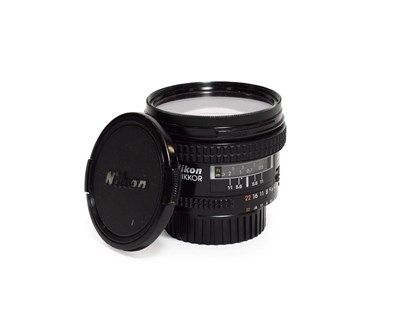 Lot 3214 - Nikon Nikkor AF f2.8 20mm Wide Angle Lens