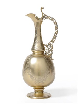 Lot 331 - A Victorian Silver Gilt Ewer, Stephen Smith, London 1869, the spreading foot rising to an ovoid...