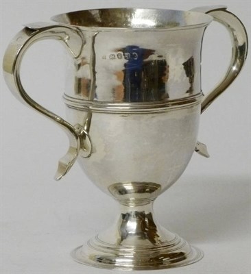 Lot 363 - A George III Cup, Peter & Ann Bateman, London 1791, the pedestal foot rising to a girdled vase...