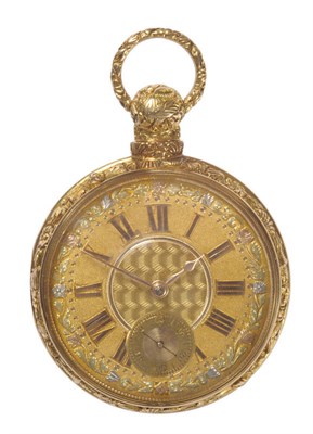 Lot 440 - An 18ct Gold Pair Cased Lever Pocket Watch, signed Robt Roskell. Liverpool, No.28719,...