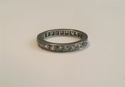 Lot 588 - An Early 20th Century Diamond Full Eternity Ring, the old cut diamonds held in claw settings to...